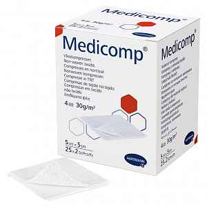 Kompres Medicomp sterilní 5x5 cm 25x2ks