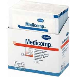 Kompres Medicomp sterilní 5x5 cm 25x2ks