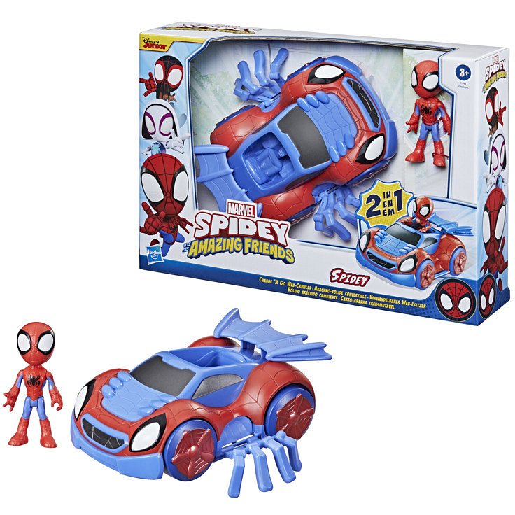 Hasbro SAF Figurka Spider-Man s vozidlem