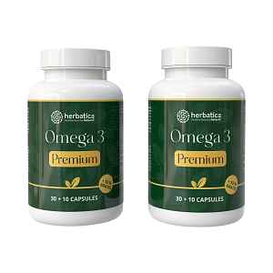 Zvýhodněný set: 2× Omega 3 Premium – 40 kapslí – Herbatica