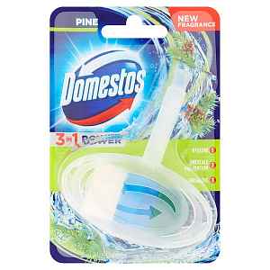 Domestos 3 v 1, tuhý toaletní blok 40 g, Pine