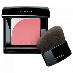 Sensai Blooming Blush rozjasňující tvářenka se štětečkem odstín 01 Blooming Mauve 4 g