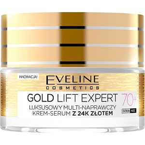 Eveline Cosmetics Gold Lift Expert zpevňující krém se zlatem 70+ 50 ml