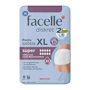 facelle Inkontinenční kalhotky Super XL 8 ks