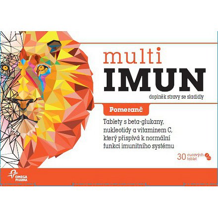 Multiimun tablety 30 pomeranč