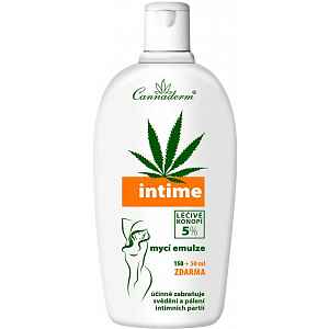 Cannaderm Intime NEW mycí emulze 150+50ml ZDARMA