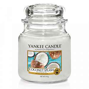 Yankee Candle Coconut Splash vonná svíčka Classic střední 411 g