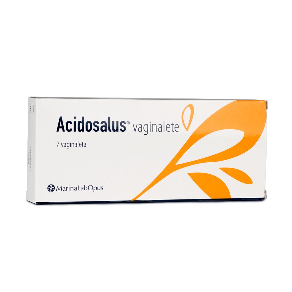 ACIDOSALUS Vaginální čípky 7 kusů