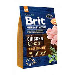 Brit Premium Dog By Nature Senior S M 3kg