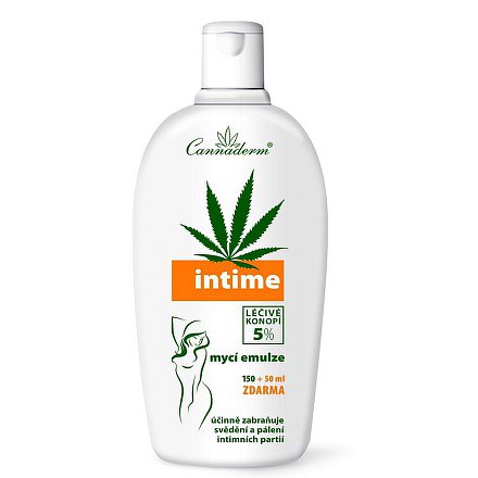 Cannaderm Intime NEW mycí emulze 150+50ml ZDARMA