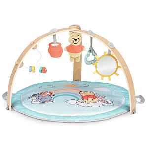 DISNEY BABY Deka na hraní pro rozvoj motoriky a smyslů, oboustranná Winnie the Pooh™ Hunny Hangout™,