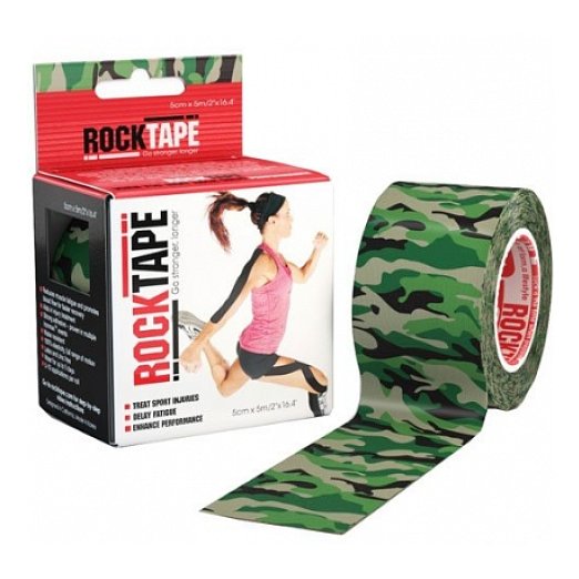 RockTape design kinesiologický tejp - maskování zelená