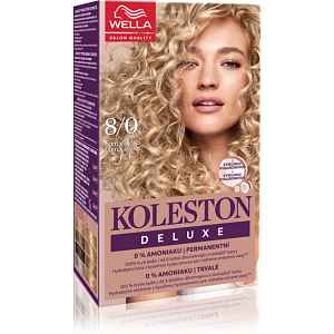 Wella Koleston Deluxe barva na vlasy bez amoniaku odstín 8/0 Light Blonde 100 ml