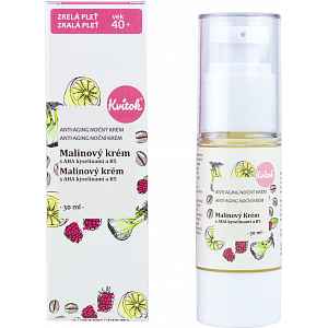 Navia Noční malinový krém pro zralou pleť 40+ BIO 30ml