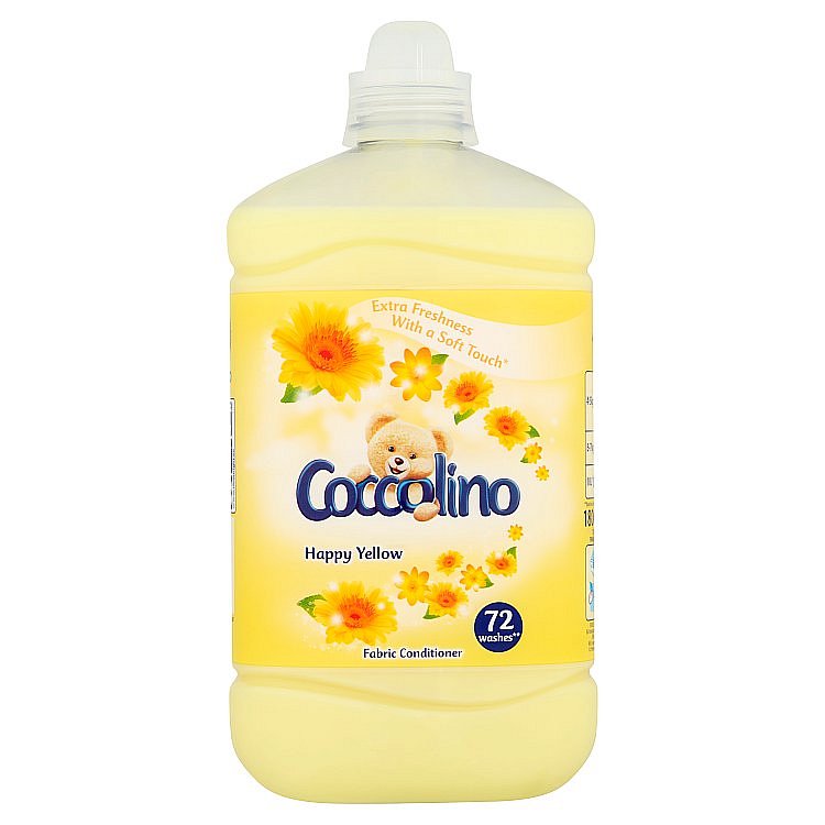 Coccolino Happy Yellow aviváž 72 praní 1,8 l