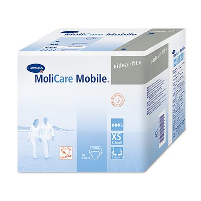 Inkontinenční kalhotky MOLICARE MOBILE Extra Small 14ks