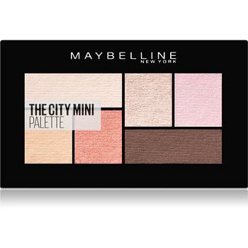 Maybelline The City Mini Palette paletka očních stínů odstín 430 Downtown Sunrise 6 g