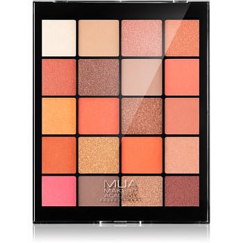 MUA Makeup Academy Professional 20 Shade Palette paletka očních stínů odstín Flame Thrower 22 g