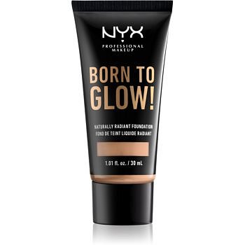 NYX Professional Makeup Born To Glow tekutý rozjasňující make-up odstín 07 Natural 30 ml
