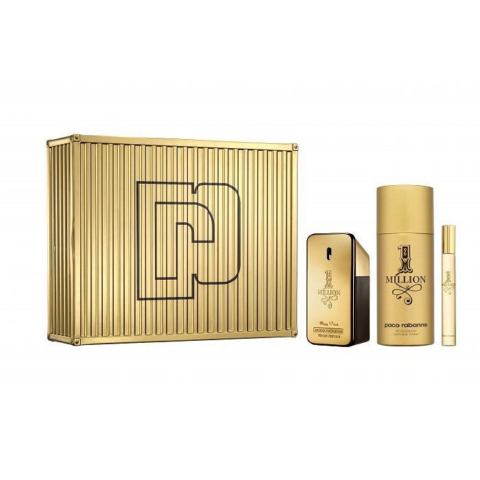 Paco Rabanne 1 Million - EDT 50 ml + EDT 10 ml + deodorant ve spreji 150 ml