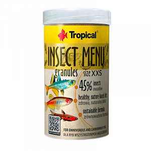 Tropical Insect Menu Granules Size XXS 100ml/64g krmivo pro ryby s vysokým obsahem hmyzu