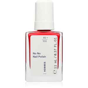 Korres No No Nail Polish pečující lak na nehty odstín 48 Coral Red 11 ml