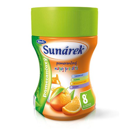 Sunárek rozpustný nápoj pomerančový 200g (bez sacharózy)