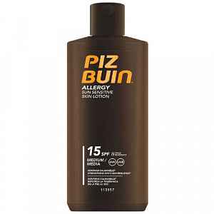 Piz Buin Allergy mléko na opalování pro citlivou pokožku SPF 15 200 ml