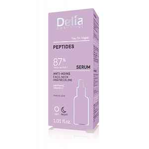 Delia Peptides Sérum proti stárnutí na obličej, krk a dekolt 30 ml