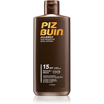 Piz Buin Allergy mléko na opalování pro citlivou pokožku SPF 15 200 ml