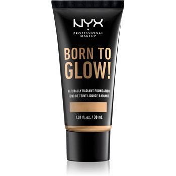 NYX Professional Makeup Born To Glow tekutý rozjasňující make-up odstín 08 True Beige 30 ml