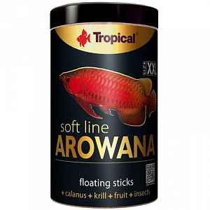 Tropical Arowana XXL 250ml/80g měkké krmivo ve formě plovoucích tyčinek pro dospěl?