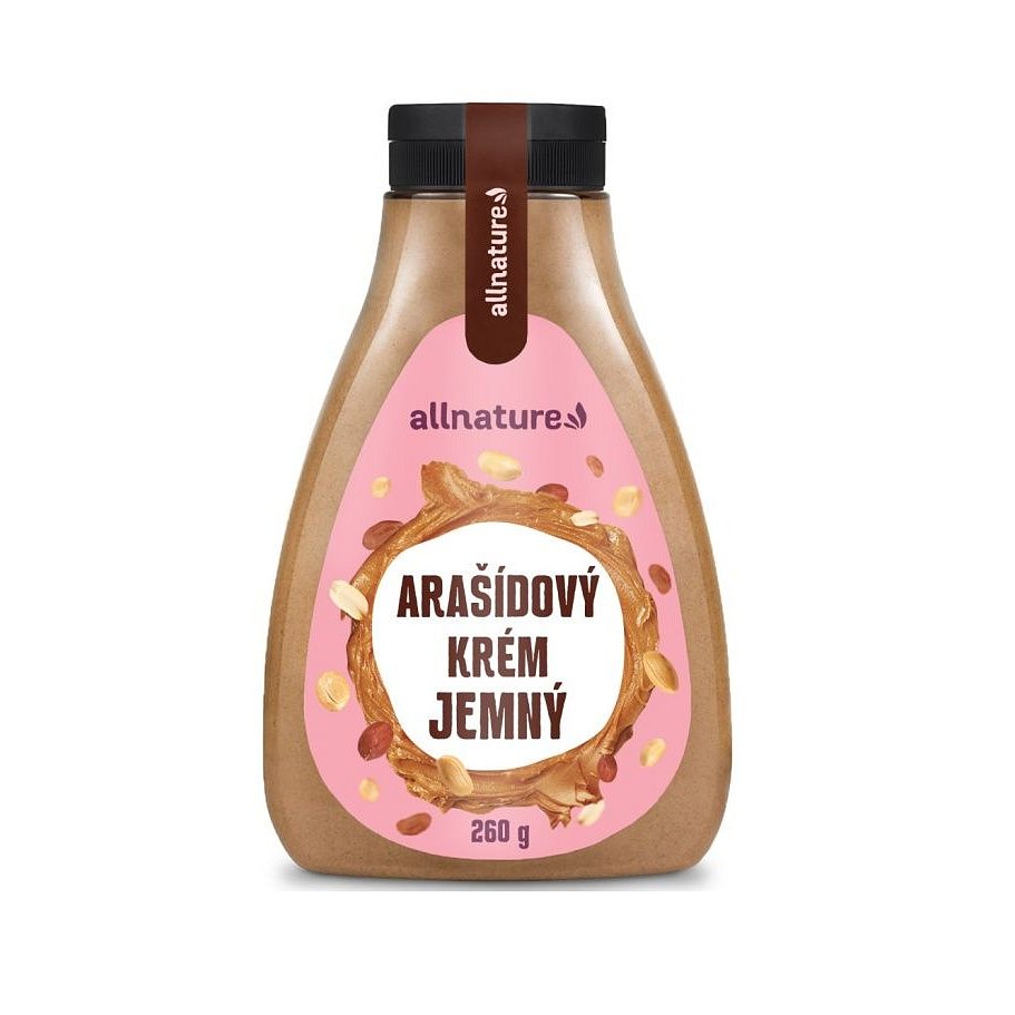 Allnature Arašídový krém jemný 260 g