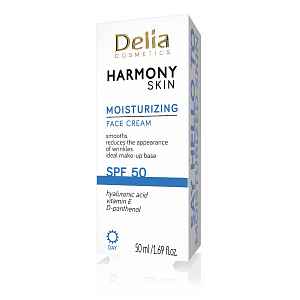 Delia Harmony Skin Hydratační krém na obličej SPF50 50 ml