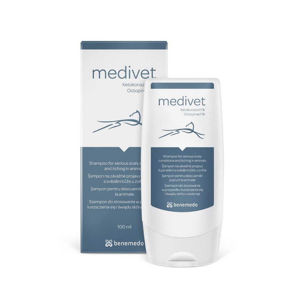 Medivet veterinární šampon - lupy a svědění 100 ml