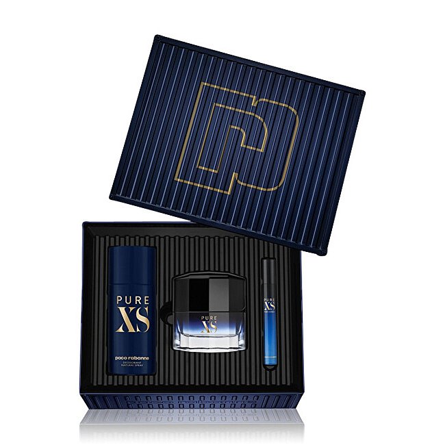 Paco Rabanne Pure XS - EDT 50 ml + deodorant ve spreji 150 ml + EDT 10 ml