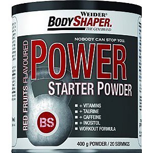 Power Starter Powder, energetický nápoj, 400 g, Weider, Red Fruits