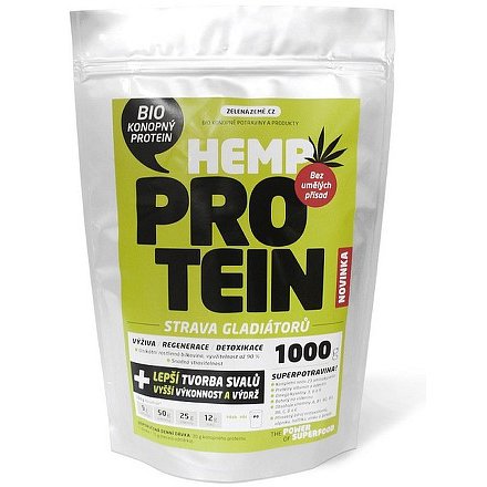 Zelená Země Konopný protein BIO 1 kg