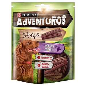 ADVENTUROS Snack Strips zverina 90g