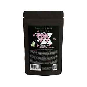 BrainMax Women Beauty Collagen Greens, Zelené jablko, 300 g