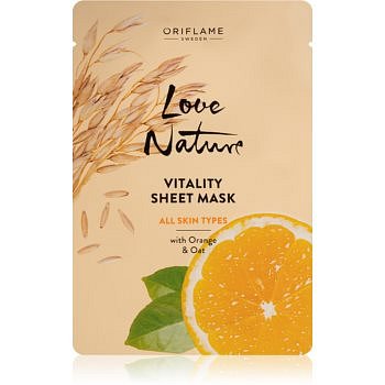 Oriflame Love Nature plátýnková maska pro všechny typy pleti