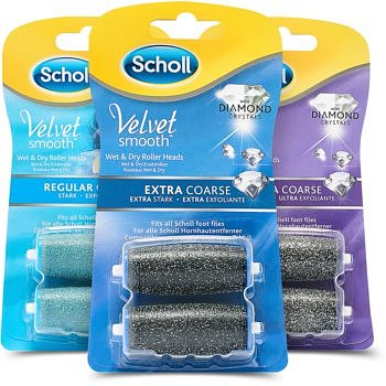 Scholl Velvet Smooth Regular Coarse kosmetická sada I.