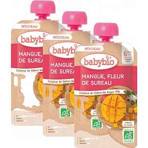 Babybio Mango bezový květ 3 x 120 g