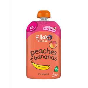 Ellas Kitchen BIO Banán a broskve kapsička 120 g