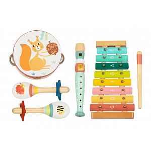 2Kids Toys Velká sada hudebních nástrojů pro děti -  Lesní zvířátka