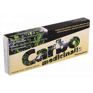 Carbo medicinalis PharmaSwiss tbl.20