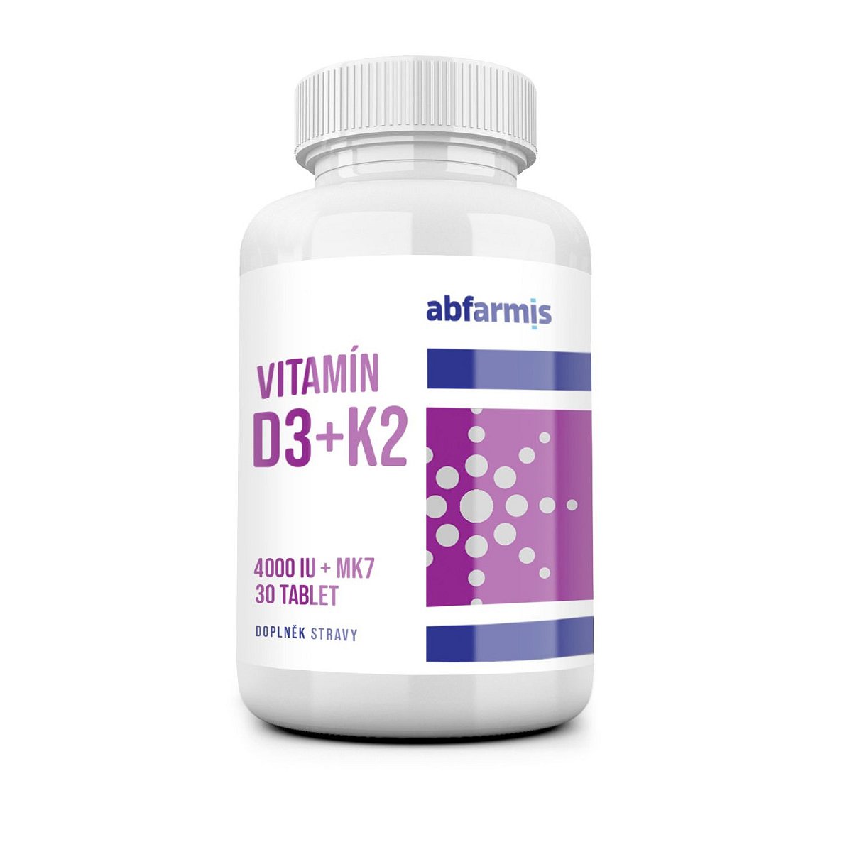 Abfarmis Vitamín D3 + K2 4000 IU + MK7 30 tablet