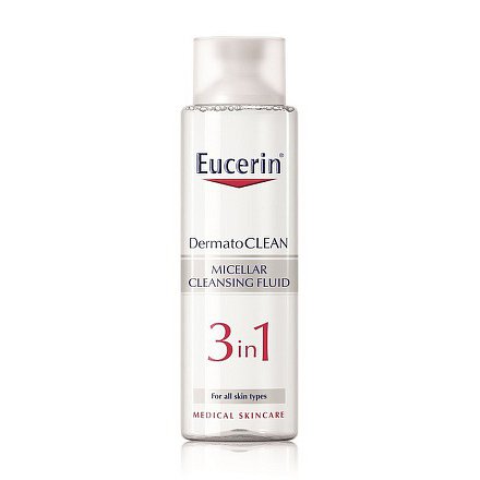 EUCERIN DermatoCLEAN micelární voda 3v1 400ml