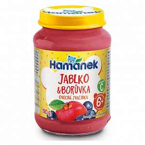 Hamánek kojenecká výživa s borůvkami 190g