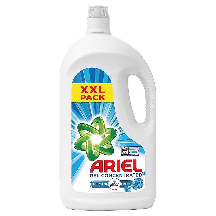 Ariel Touch Of Lenor Fresh XXL tekutý prostředek, 70 praní 3,85 l